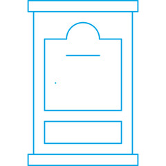 Doors single icon vector illustration