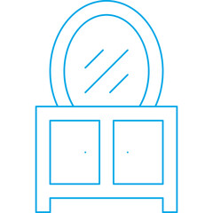 Mirro single icon vector illustration