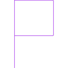 Flag single icon vector illustration