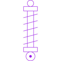 Shocks single icon vector illustration