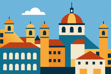 old town in the city