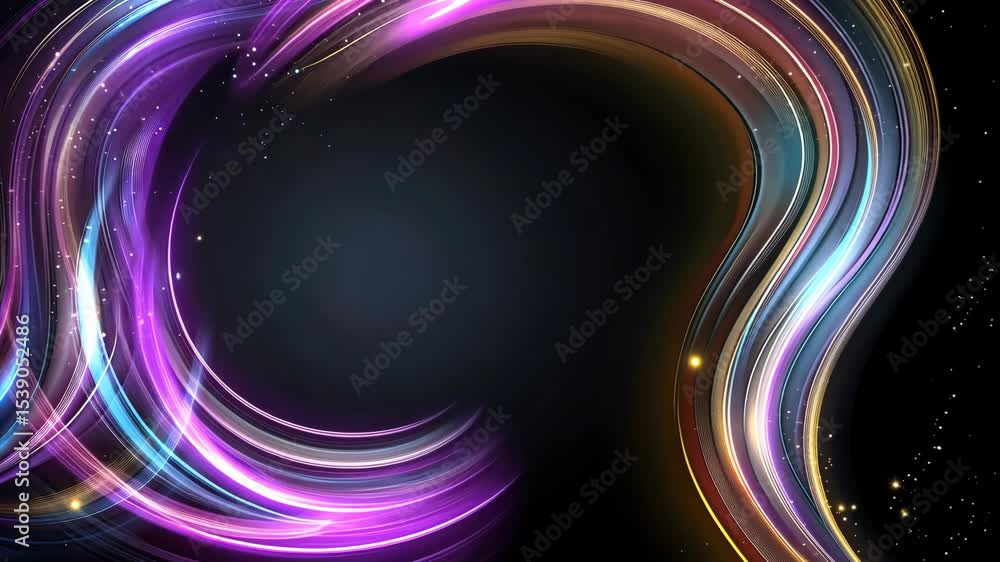 Poster bright swirling colors blend together to create a captivating abstract backdrop perfect for artistic