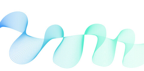 Abstract dynamic multicolor lines, waves. technology line stripe isolated science digital flowing black line. gradient colorful flowing wave design element. wavy lines gradient background.	