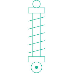 Shocks single icon vector illustration