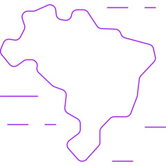 Map single icon vector illustration