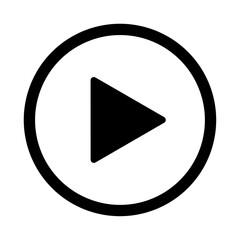 再生ボタンのアイコンイラスト01