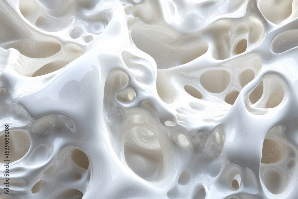 Poster soft white abstract background with seamless texture and organic shapes for design applications, sof