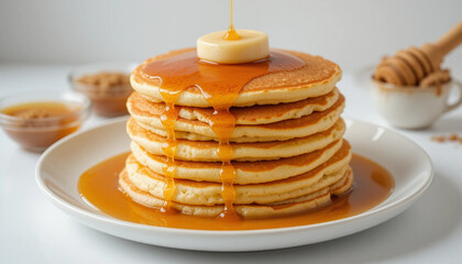 Buttery Syrup Pancakes: A Delicious Breakfast Recipe .