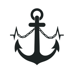 Hope Anchor Heartbeat Faith Silhouette