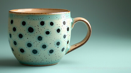 White ceramic coffee mug isolated on white background