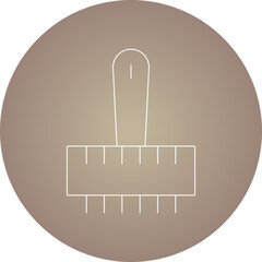 Stamp single icon vector illustration