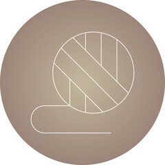 Thread single icon vector illustration