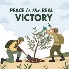 Say No to War,  Peace for Humanity,  vector illustration background white 