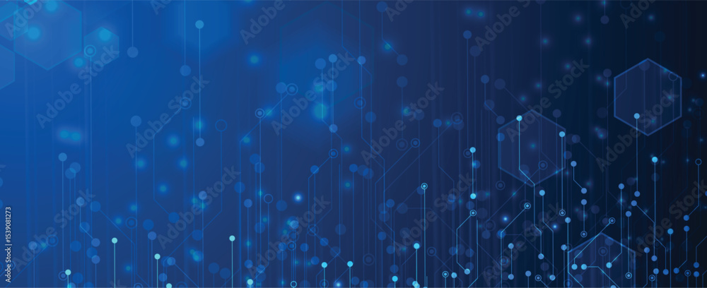 Aufkleber abstract high technology and science background. technological style