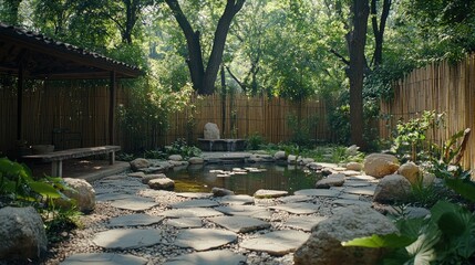 Peaceful Zen Garden Oasis