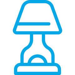 Lamp single icon vector illustration