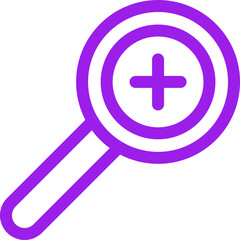 Fototapeta premium Zoom single icon vector illustration