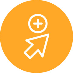 Obraz premium Add button single icon vector illustration