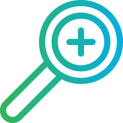 Fototapeta premium Zoom single icon vector illustration