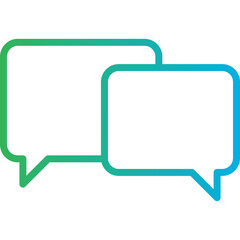 Fototapeta premium Chat single icon vector illustration