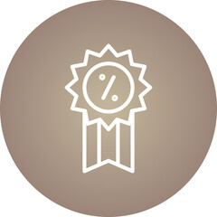 Badge single icon vector illustration