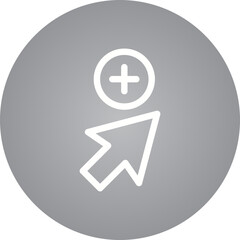 Obraz premium Add button single icon vector illustration