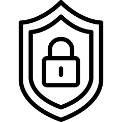 Smart sheild single icon vector illustration