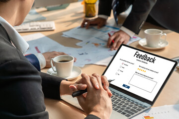 Customer feedback and review analysis by modish computer software for corporate business