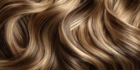 Naklejka premium Luxurious Brown and Gold Texture: Abstract Swirls and Waves