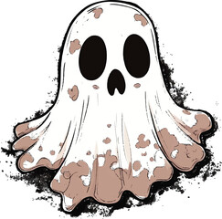 halloween ghost vector