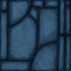 Abstract image for printing. Picture for modern interiors. The picture is painted by hand on a tablet. © neurostructure