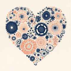 Heart-Shaped Floral Arrangement