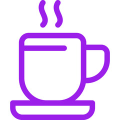 Tea cup single icon vector illustration