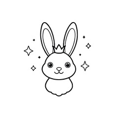 easter bunny with egg