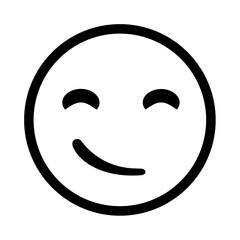 Fototapeta premium Smirking Face