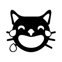 Cat Face with Tears of Joy