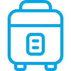 Obraz premium Ice box single icon vector illustration