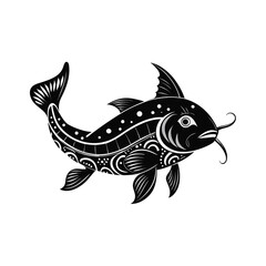 vector illustration of a fish