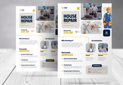House Repair Services Flyer Template