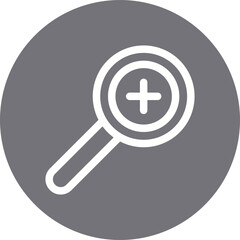 Fototapeta premium Zoom single icon vector illustration