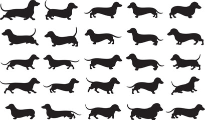Dachshund Silhouettes
