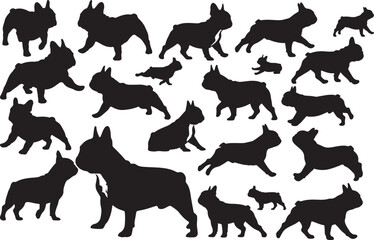 French Bulldog Silhouettes