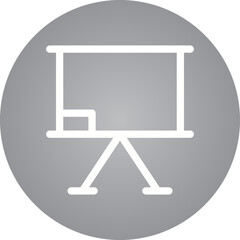 Presentation single icon vector illustration