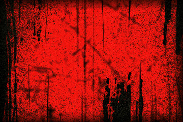 Dark Grunge Red Texture Background with Distressed and Gritty Look
