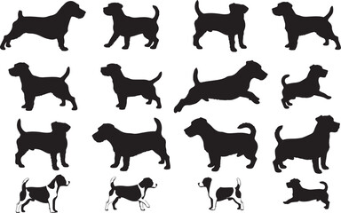 Jack Russell Terrier Silhouettes
