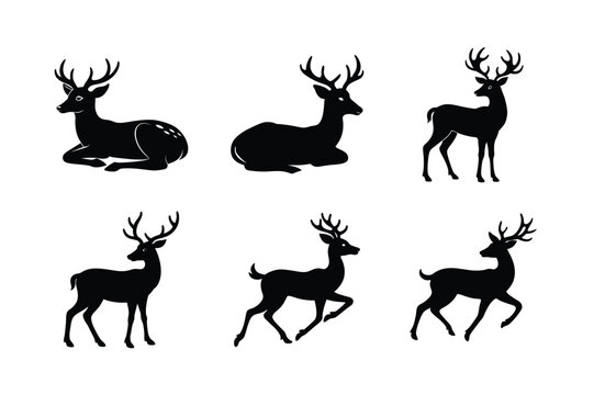 dear silhouette bundle design