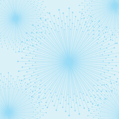 Abstract Burst Nebula Dandelion Vector Background