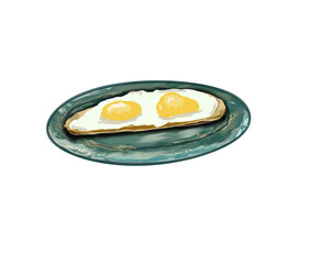 fried egg 