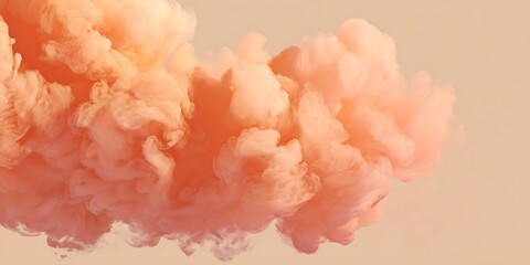 Peach-Colored Cloud Abstract: Soft, Dreamy Background Texture for Design
