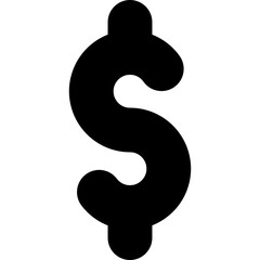 Dollar note single icon vector illustration